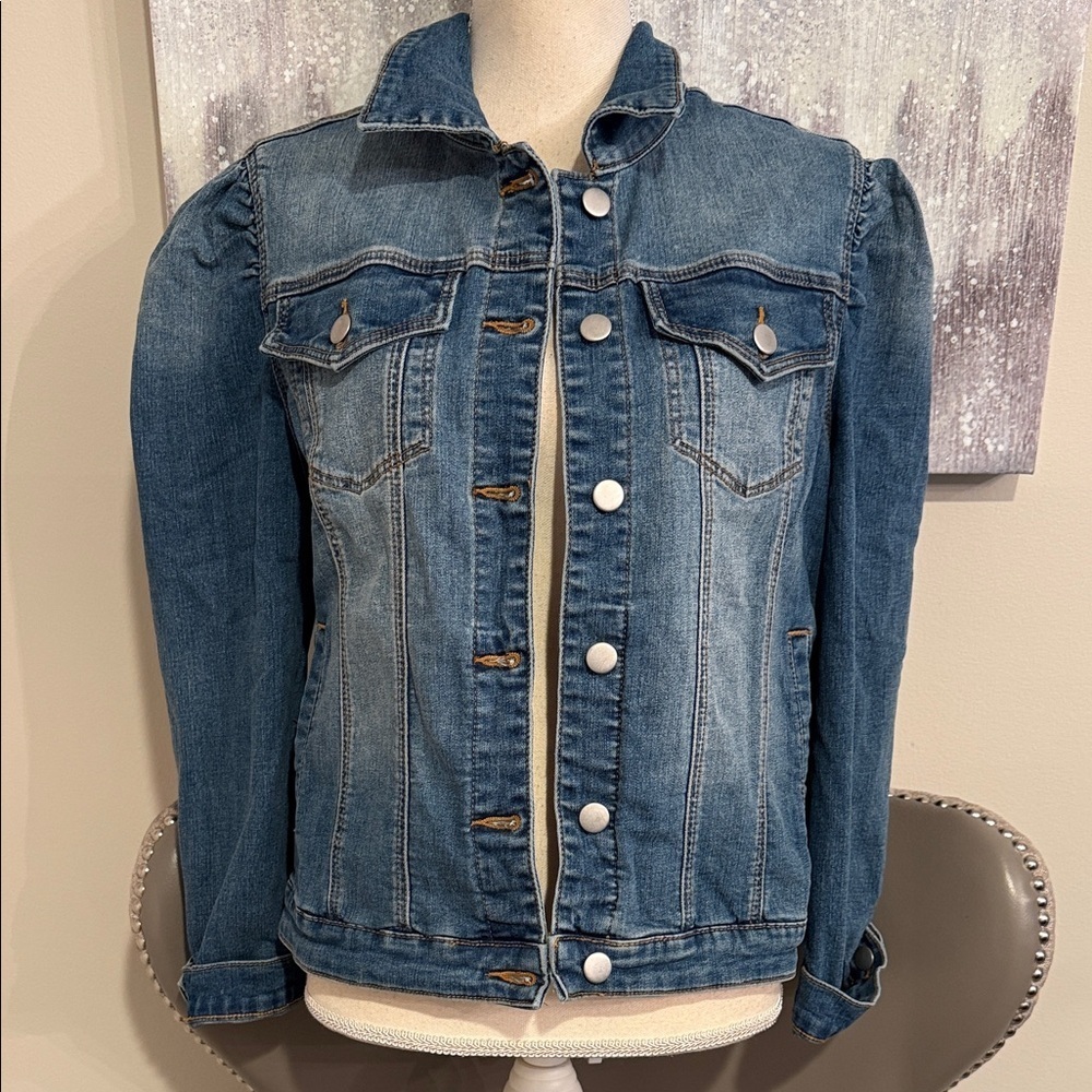 Denim Jacket by Aqua Size Large